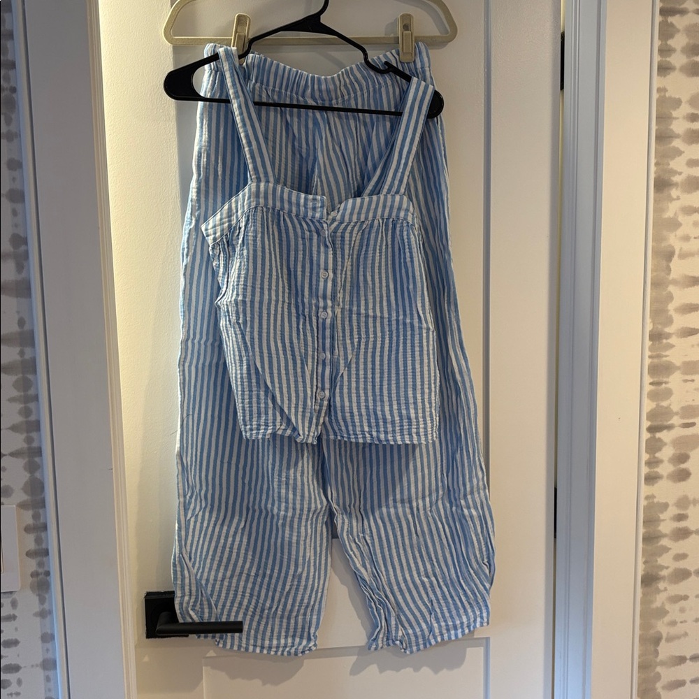 Lake Pajama Seersucker Pajama Set